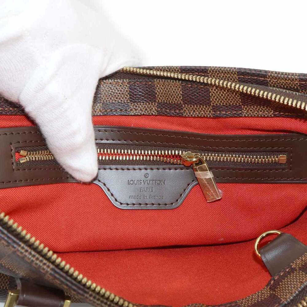 LOUIS VUITTON Authentic Brown Damier Piano Tote Bag - Picture 7 of 10